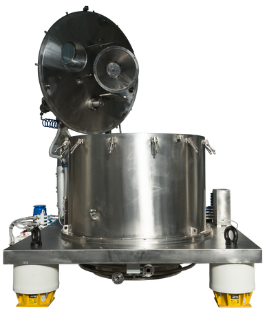 Vertikale Schälzentrifuge Chemie Model TM